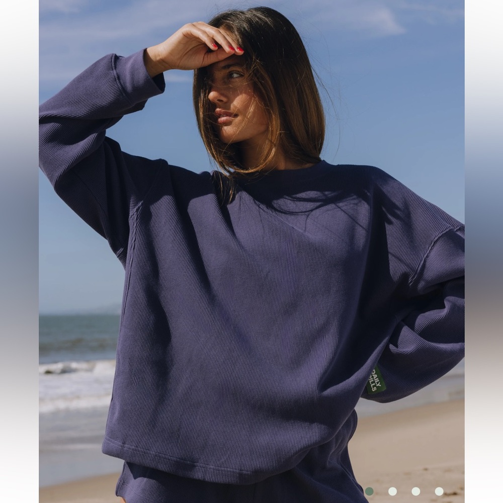Daily Drills Navy Oversized Thermal